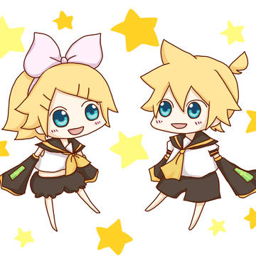 リンちゃんとレンくん(●・ω・●)
