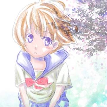 水彩ブラシ試し塗り