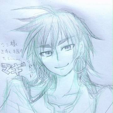 お試し描き中