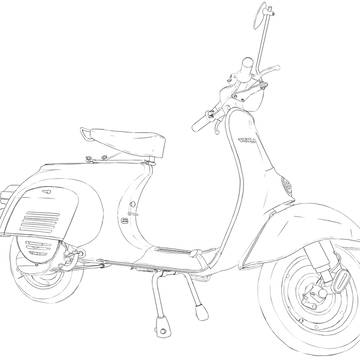 Vespa 50s ビンテージ