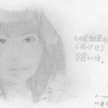 竹達彩奈さん描いてみた