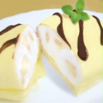 チョコバナナクレープ