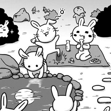 うさぎのおつきみ