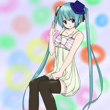 初音ミク塗ってみました！