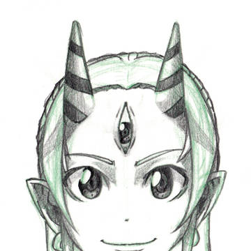 ハクタク擬人化