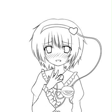 罰絵『赤面でデレてるさとり様』