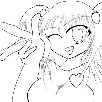 ミルク（線画）