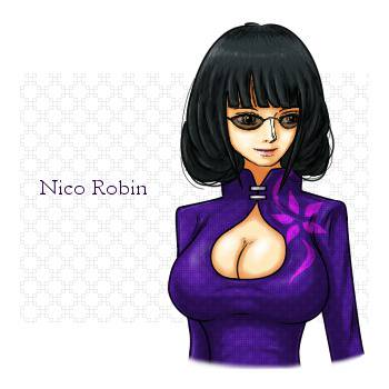 ニコ・ロビン　2年後ラフ画の一つ