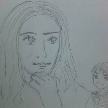 初描き