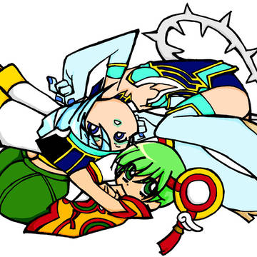 ブルーローズ＆ドラゴンキッドでパンストOP