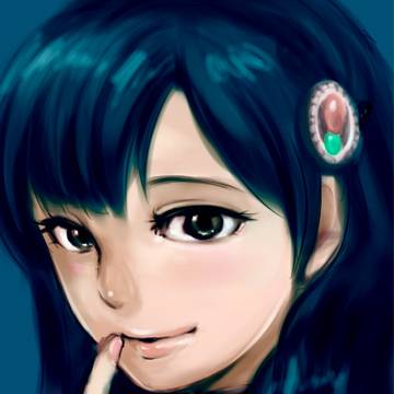 青色女子