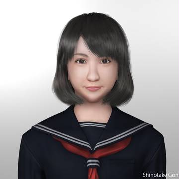 3DCGの女子高生②