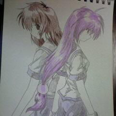 模写 イリヤの空UFO の夏