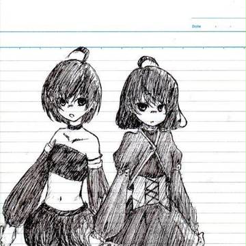 双子の黒猫