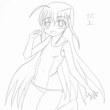リインフォースⅡ　でスク水模写～～～～