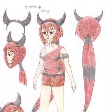 擬人化ワルビアル♀