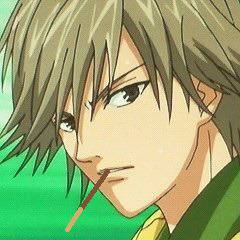 ポッキーを食す白石蔵ノ介