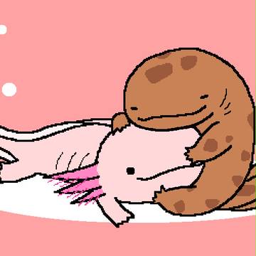 ウーパールーパーとオオサンショウウオ＿その２