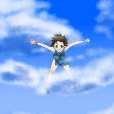 空中ダイブ