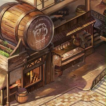 町の酒場