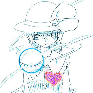 男体化とはいえどもさとりん描いたので次はこいしちゃん