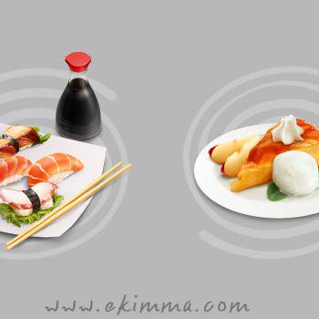 Sushi and pie
