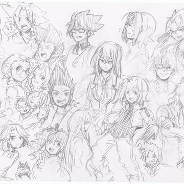 ヴァンガ落書き