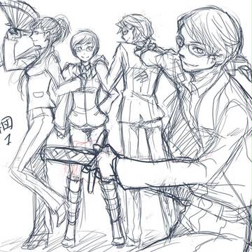 【腐向け】二年組【Ｐ４(Ａ)】