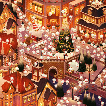 クリスマスの街