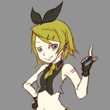 鏡音リン　ブラックスター