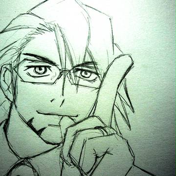 虎徹にメガネ