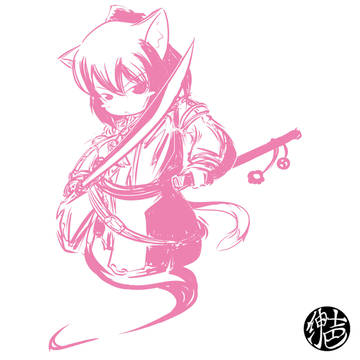 人人的猫灵 伞