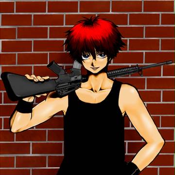 銃と青年