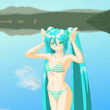水着ミク