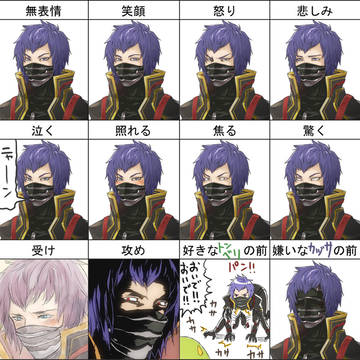 【FF0/やや腐】クラサメ表情集