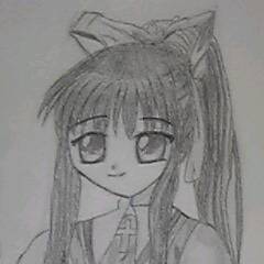 観鈴ちんを描いてみた