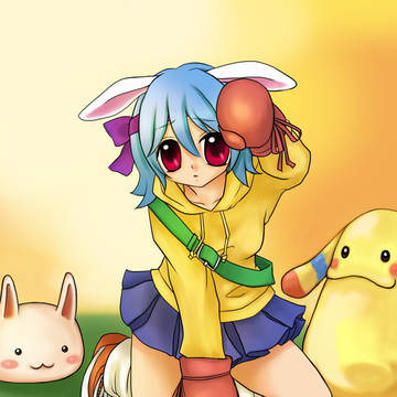 おすわりうさこ