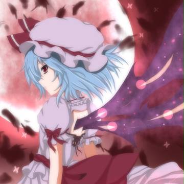 永遠に紅い幼き月 レミリア 色を塗る版