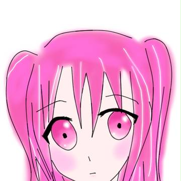 ピンク髪のおにゃのこ*