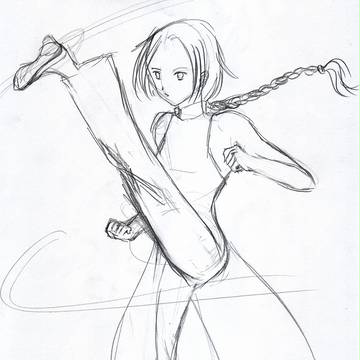 けりの動き