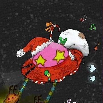 聖夜の空に