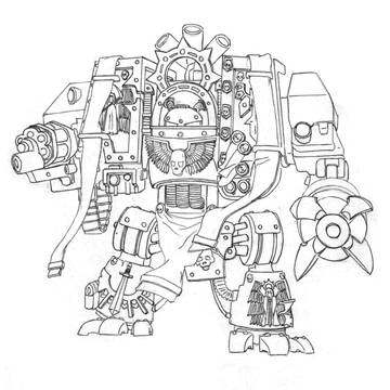 WH40k ヴェネラブルドレッドノート