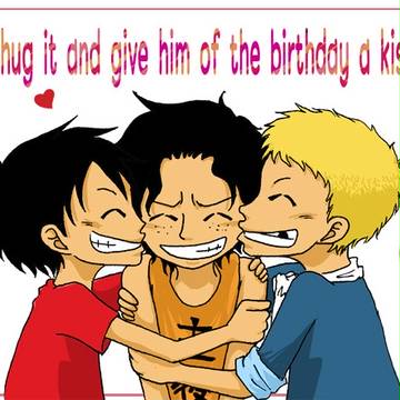 誕生日にはハグしてキッス