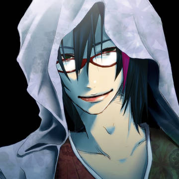 眼鏡とフード
