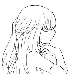 線画。