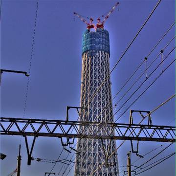 東京スカイツリーとスペーシア