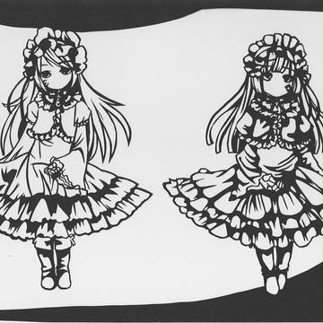 切り絵：そこに物語はあるのかしら？