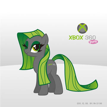 XBOX360 Pony (黑)