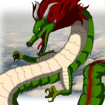 年賀状用に描いてみた
