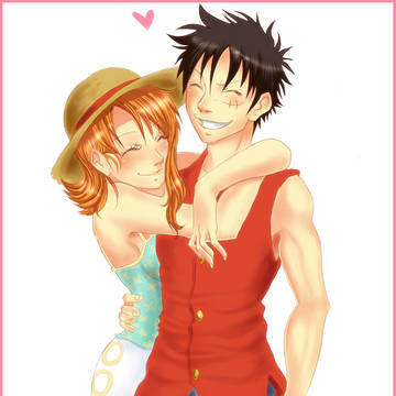 LuffyxNami forever